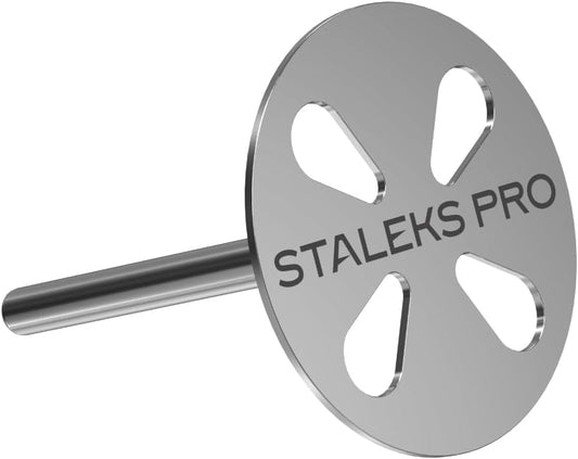 Staleks Pro Pedicure Disc PODODISC M Expert with Disposable Files – 180 Grit – 5 Pcs – 20mm – Stainless Steel – Hardware Pedicure Tool