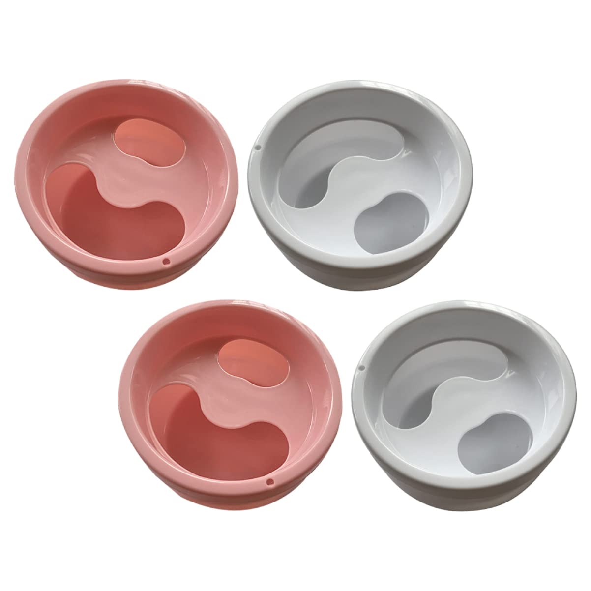 4pcs Manicure Soaker Bowl Hand Manicure Soaking Bowl Nail Art Uv Fake Manicure Bowl Luxury Nail Container s Tray Soak Haves Dip Spa Plastic Abs Random Color
