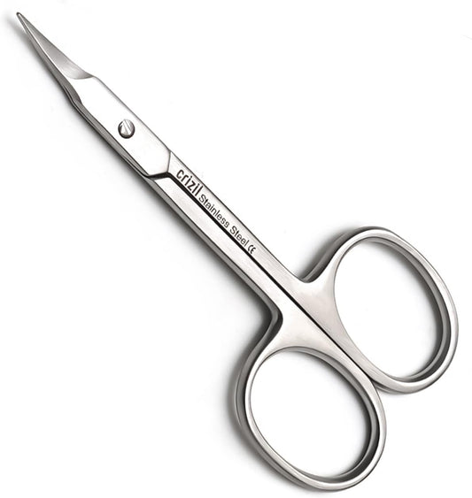 Nail Scissors for Women & Men – Stainless Steel, Curved Blade, Sharp Scissors for Toenails, Manicure, Pedicure, Cuticle For Home & Professional Use (Cuticle Scissors)