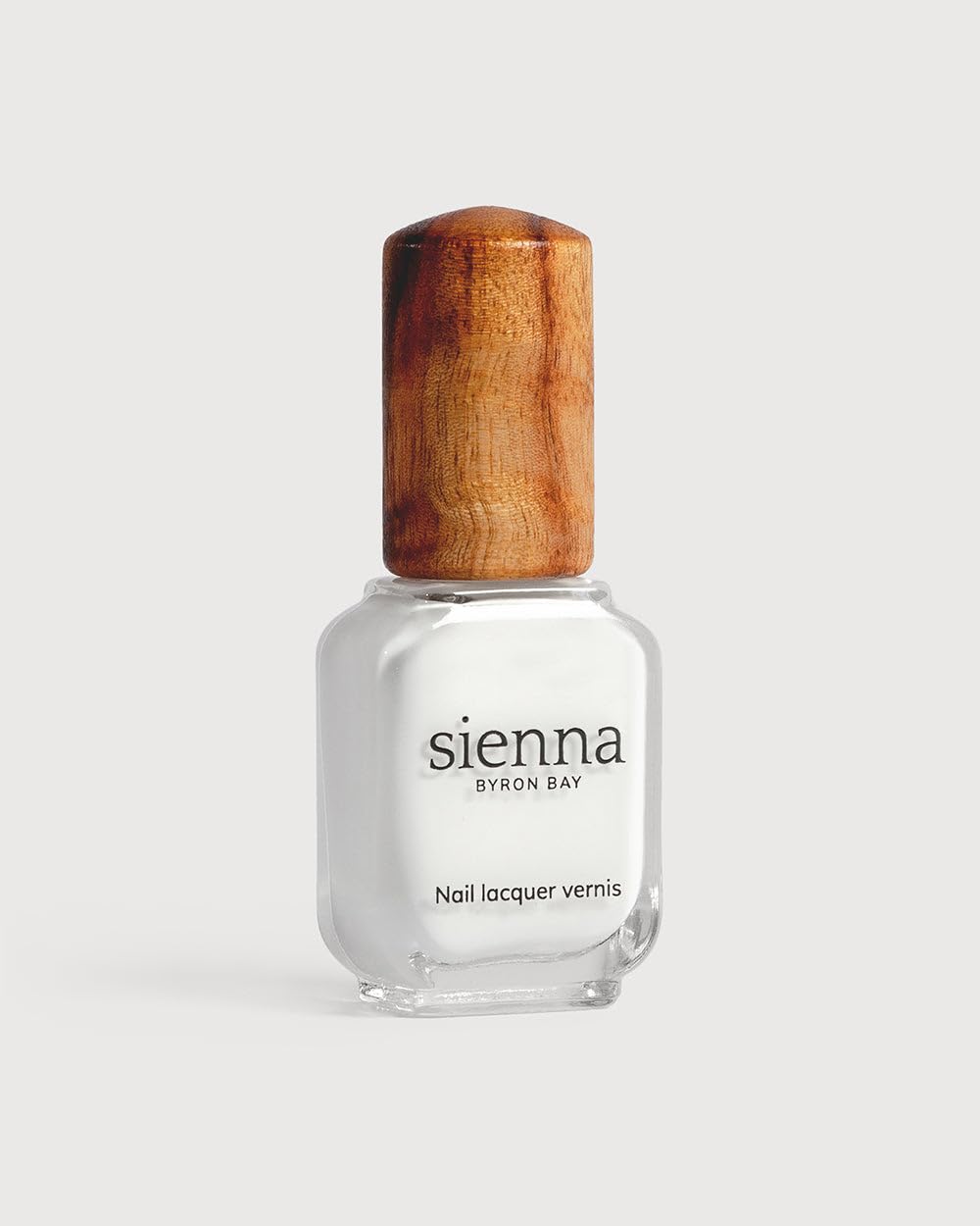 Sienna Byron Bay Winter, Snow White Nail Polish, Long-Lasting, Vegan & Cruelty-Free, 10ml – .34 fl oz.