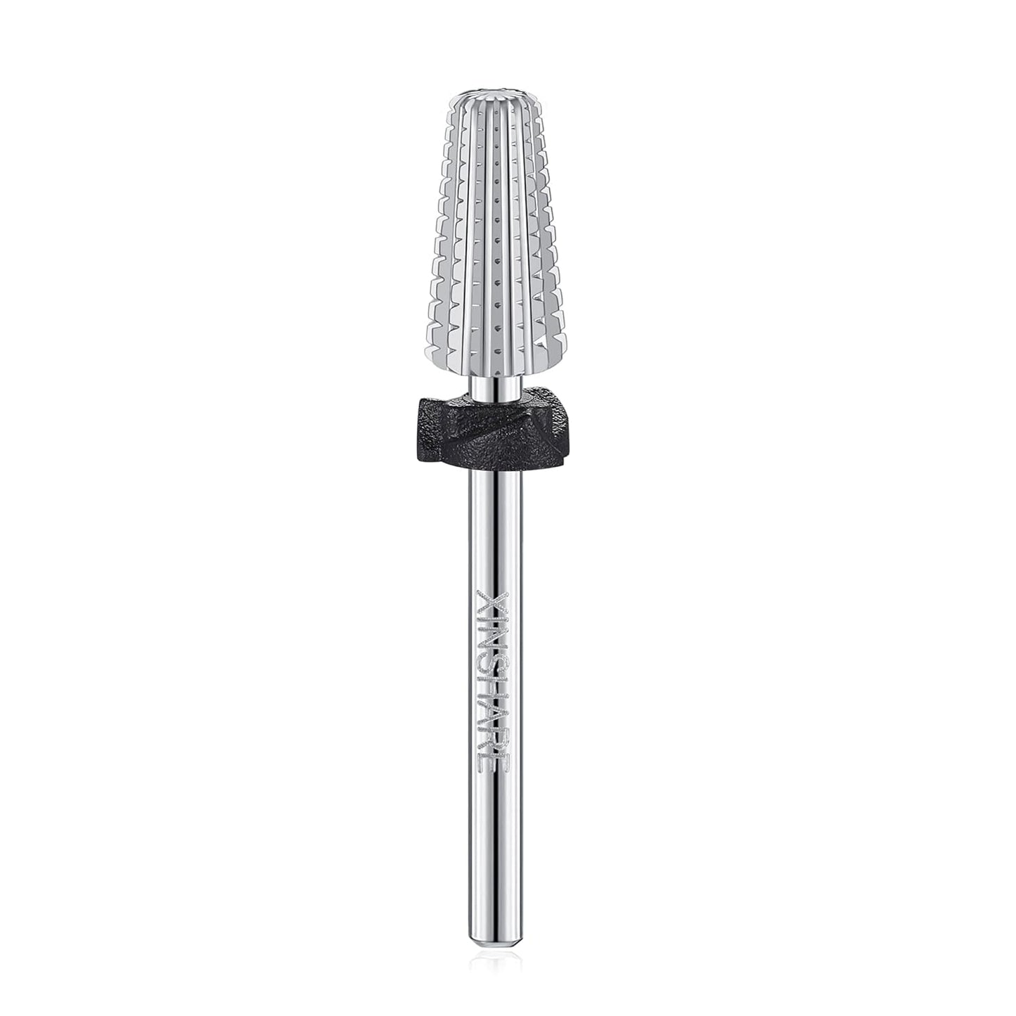 5 in 1 Nail Drill Bit 3/32" Tungsten Carbide Multifunctional Nail Bits Professional Fast Removing Acrylic Hard Gels Cuticle Nail Efile Bit for Nail Drill Machine Extra Coarse(XC)