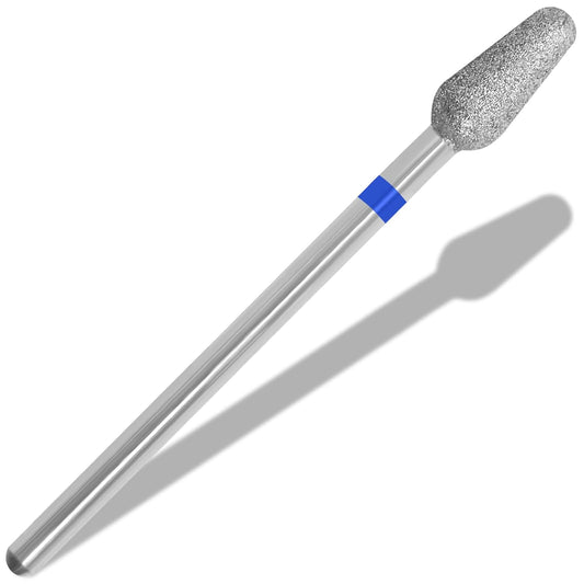 Diamond Tapered Cuticle Nail Drill Bits, Pro Electric Nail Bit for Nail Salon Manicure, 3/32 Shank efile Bit (Medium)