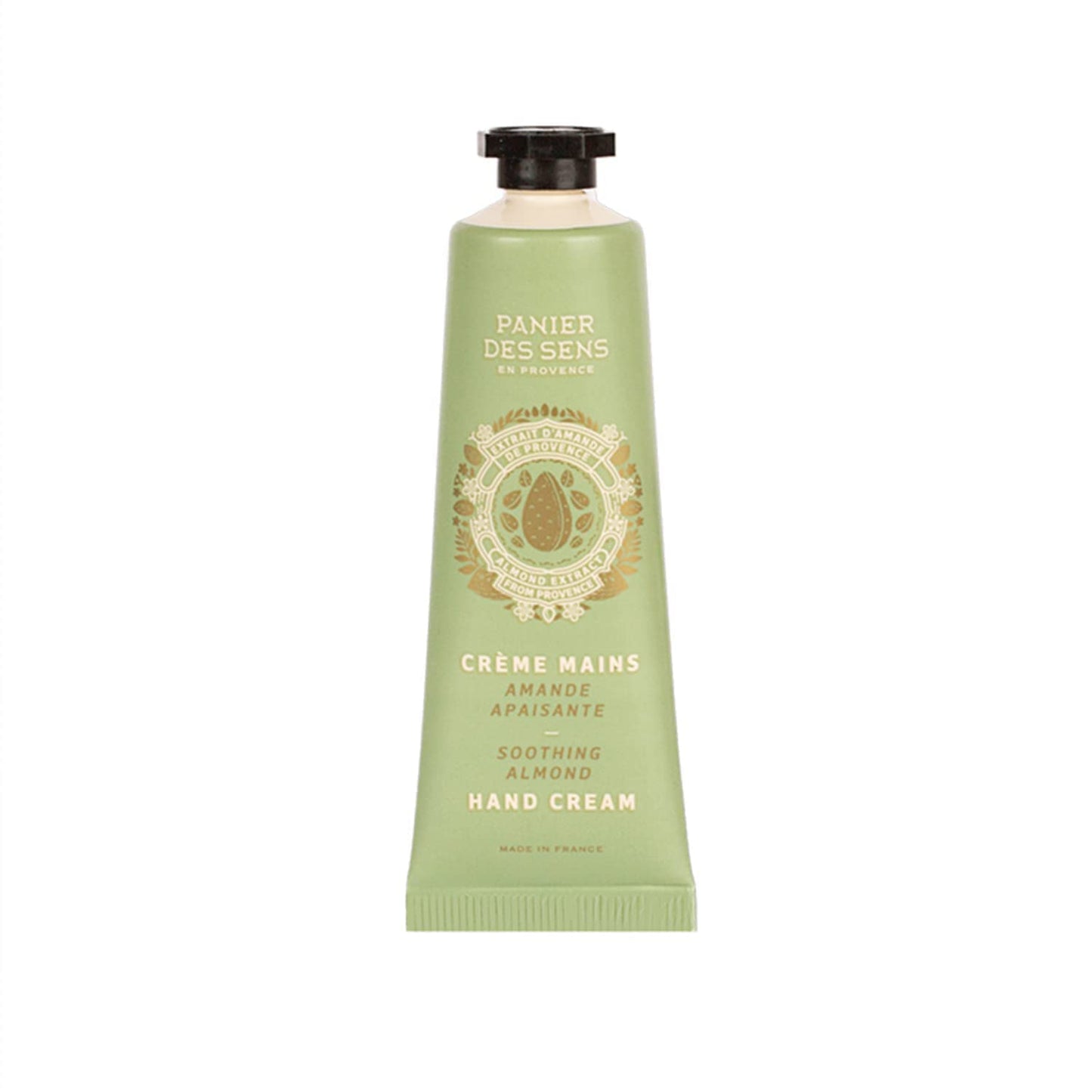 Panier des Sens - Pretty Hands Set - Almond Mini Hand Cream + Nail & Cuticle Oil - 97% Natural, Shea Butter & Sweet Almond - Travel Gift Set for Dry, Cracked Hands - French Skincare Holiday Gift