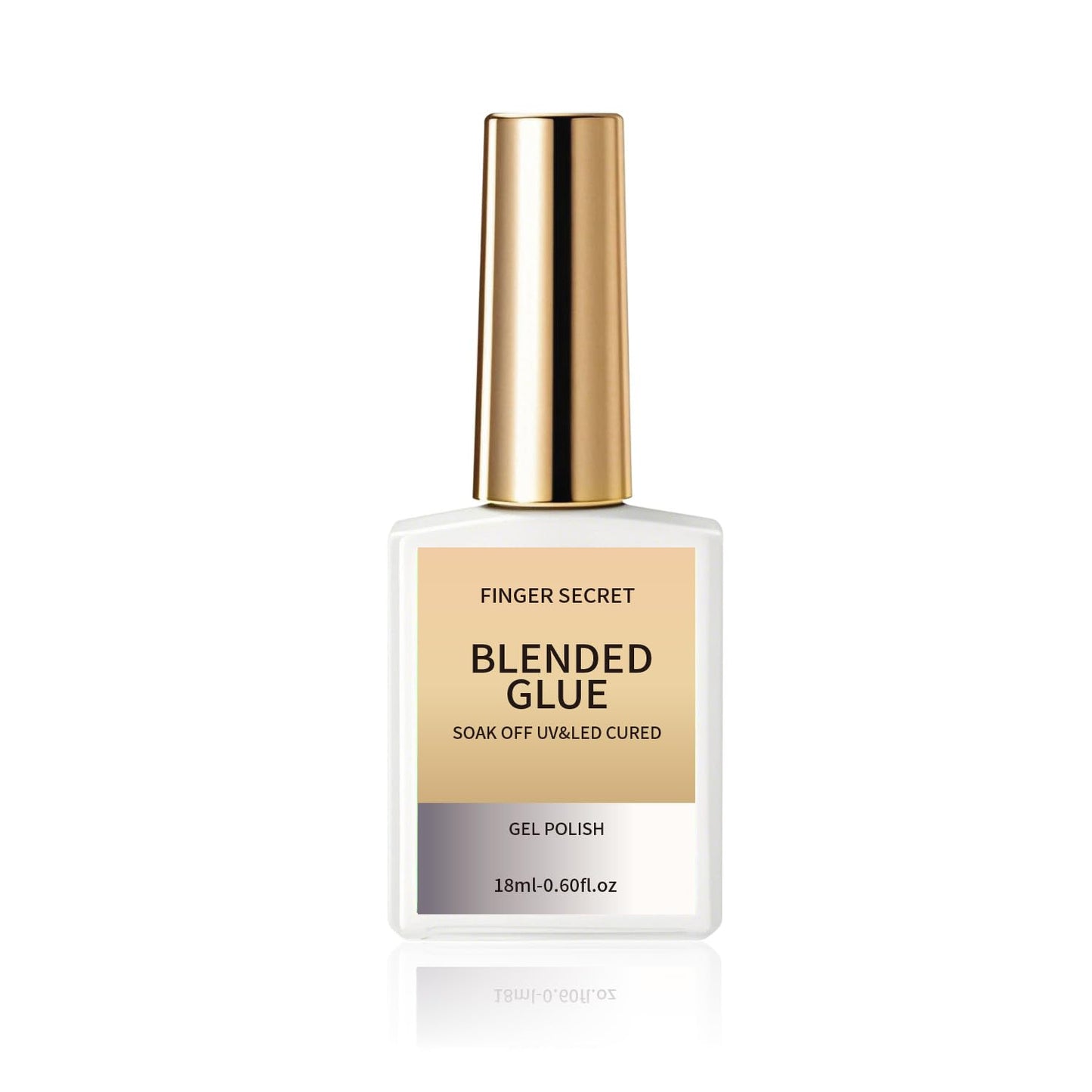 Blended Glue - Premium Gel Nail Polish Thinner for Seamless Blending Color Ombre Mixing Glitter Blend Sequin,18ml Gel Nail Polish for DIY Nail Designers & Manicure Salons