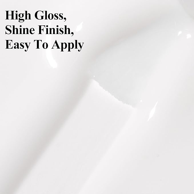 Quick Dry Nail Polish Air Fast Drying, Sheer Milky White Regular Color Nail Art Polish Natural Translucent Nail Lacquer Water Based Nail Polish Fingernails No Required UV LED 12ML