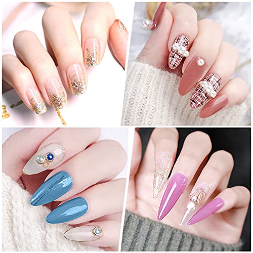 Gel Nail Polish Set with48W UV Lamp,3 Colors Quick Nail Extension Nail Gel, 12 Colors Nail Polish with Base Coat and Top coat gel kit , Professional nail kit Home DIY Salon for women gift
