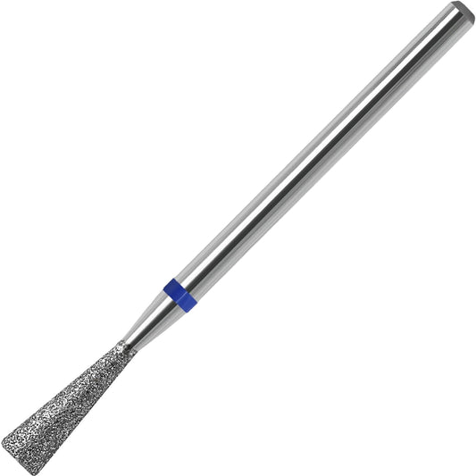 Cuticle Nail Drill Bit, 3/32'' Professional Safety Diamond Under Nail Cleaner for Cuticle Dead Skin Nail Prepare, Beginners Bits, Experienced Tech, Inverted Tapered (Medium)