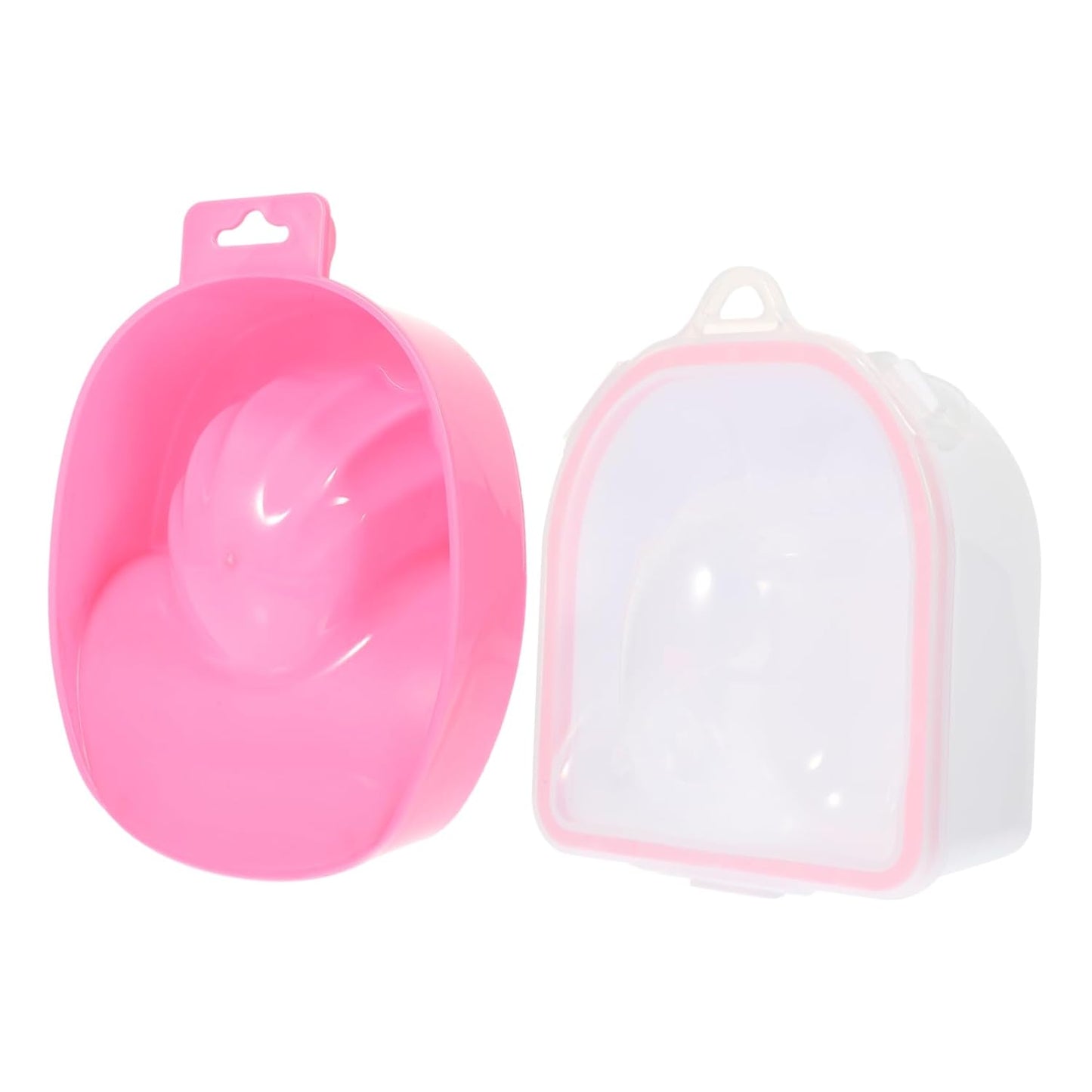 2pcs Nail Soaking Bowls for Manicure Spa Nail Art Tool for Soaking for Home Diy and Professional Use Comfortable Care