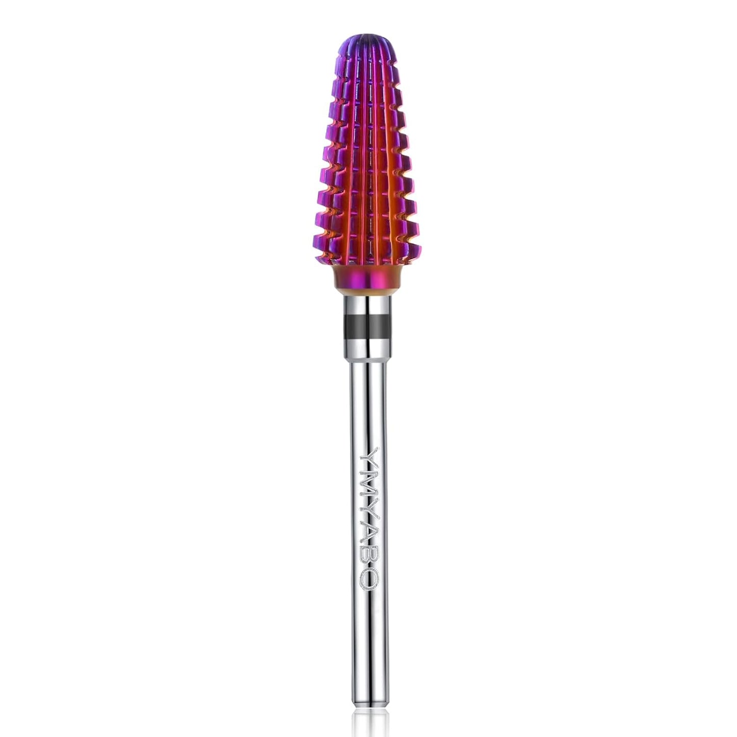 Nail Drill Bit,Professional 3/32" Purple Tornado Carbide Tungsten Multifunction Bits， Fast Remove for Hard Gel and Acrylic, Manicure Pedicure Cuticle Nail Polishing Tool-XC