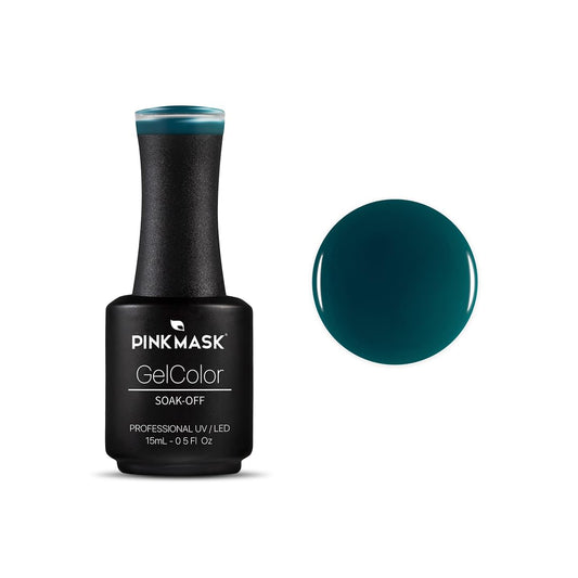PINK MASK Gel Color Nail Polish Ashley - Col. She Is So Jelly 15ml / o.5 oz - UV/LED Gel Polish, Non Wipe, Long Lasting, Soak Off Formula