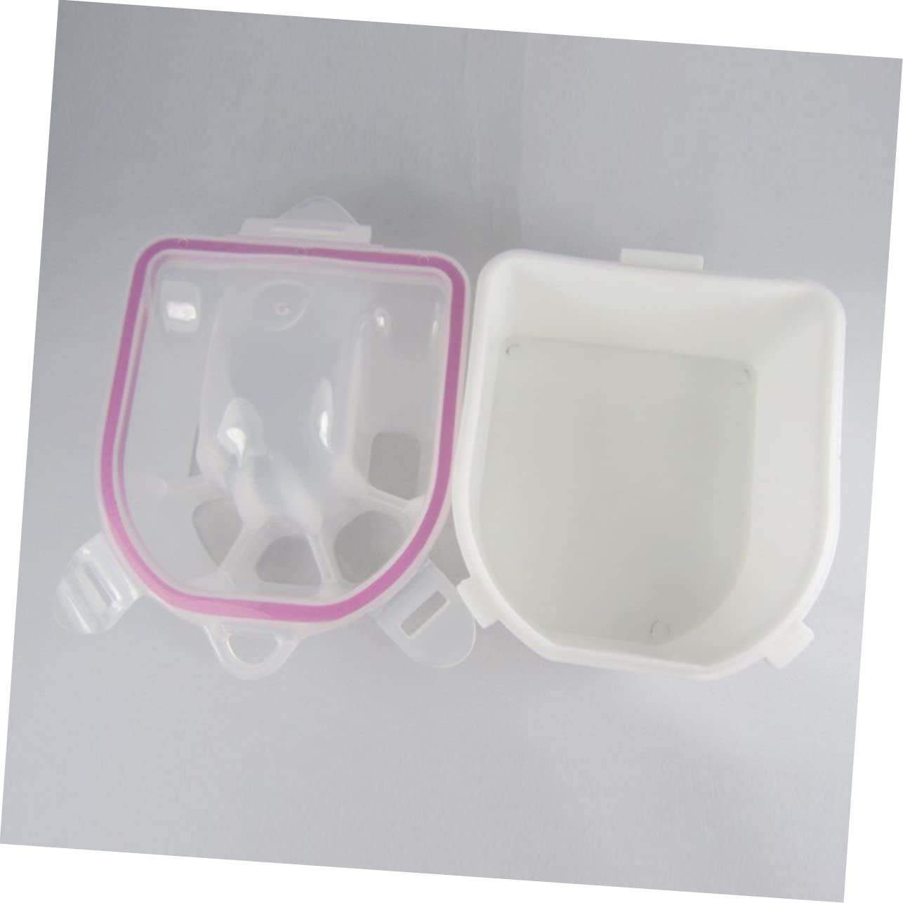 Professional Manicure Tools Set of 2 Nail Soak Bowls -resistant for Soak off Cuticle Treatment