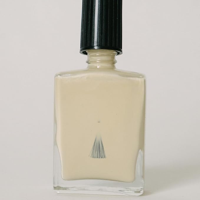 J. Hannah Nail Polish – Vegan, Non-Toxic, Cruelty-Free, Gluten-Free, Long Lasting, USA Made, Neutral Soft, Caramel White Color (Marzipan)