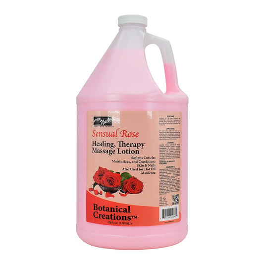 PRONAIL - Healing Therapy Massage Lotion, Sensual Rose, 128 Oz for Professional Pedicure, Body and Hot Oil Manicure