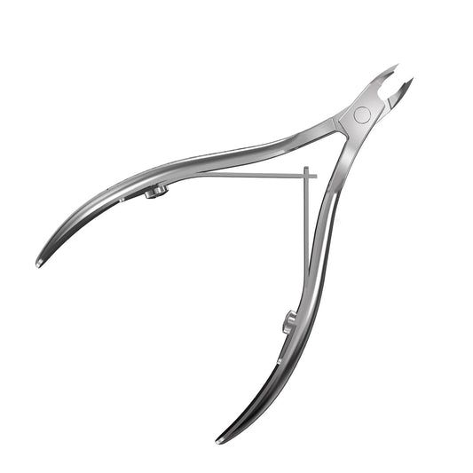 Staleks Classic 12 Cuticle Nippers – 3mm Blade – Stainless Steel – Compact Design – for Home Manicure & Pedicure