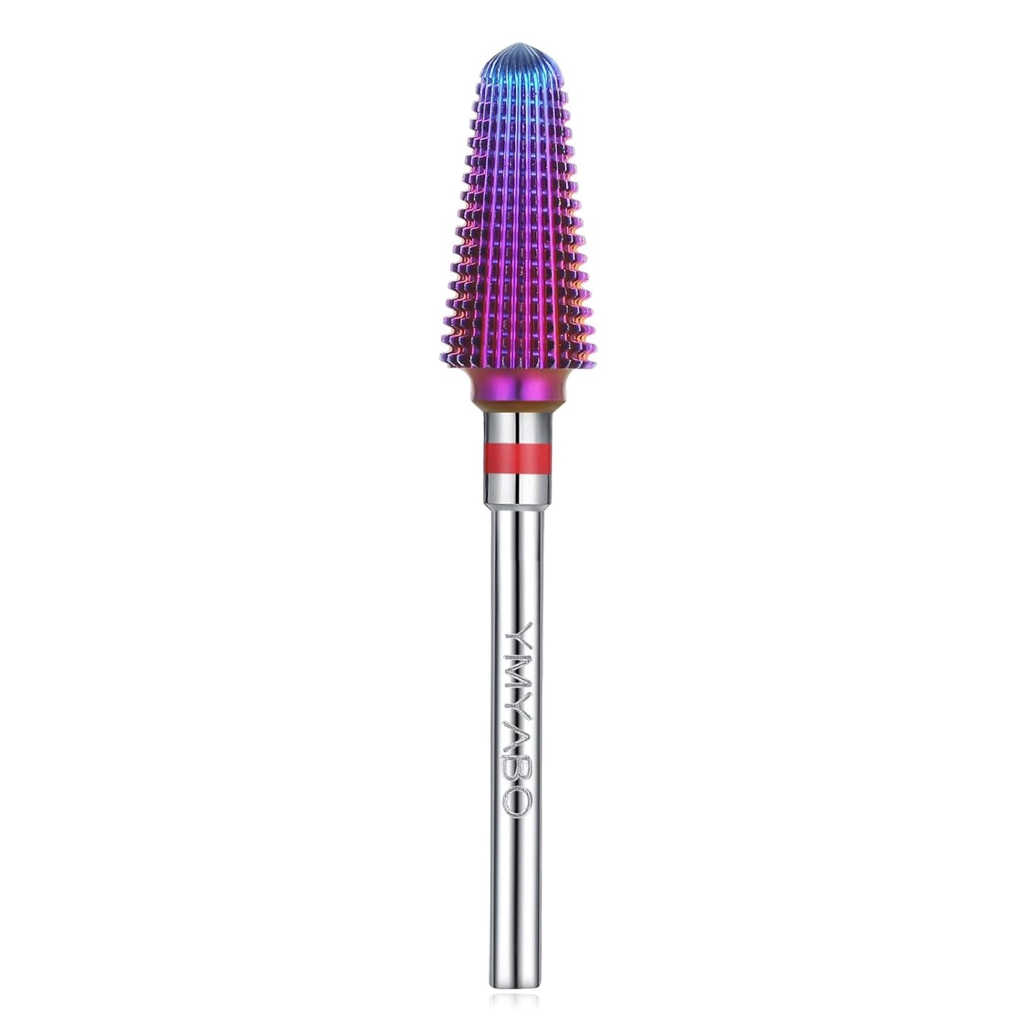 Tornado Nail Drill Bit,Professional 3/32" Purple Carbide Tungsten Multifunction Bits， Fast Remove for Hard Gel and Acrylic, Manicure Pedicure Cuticle Nail Polishing Tool-Fine