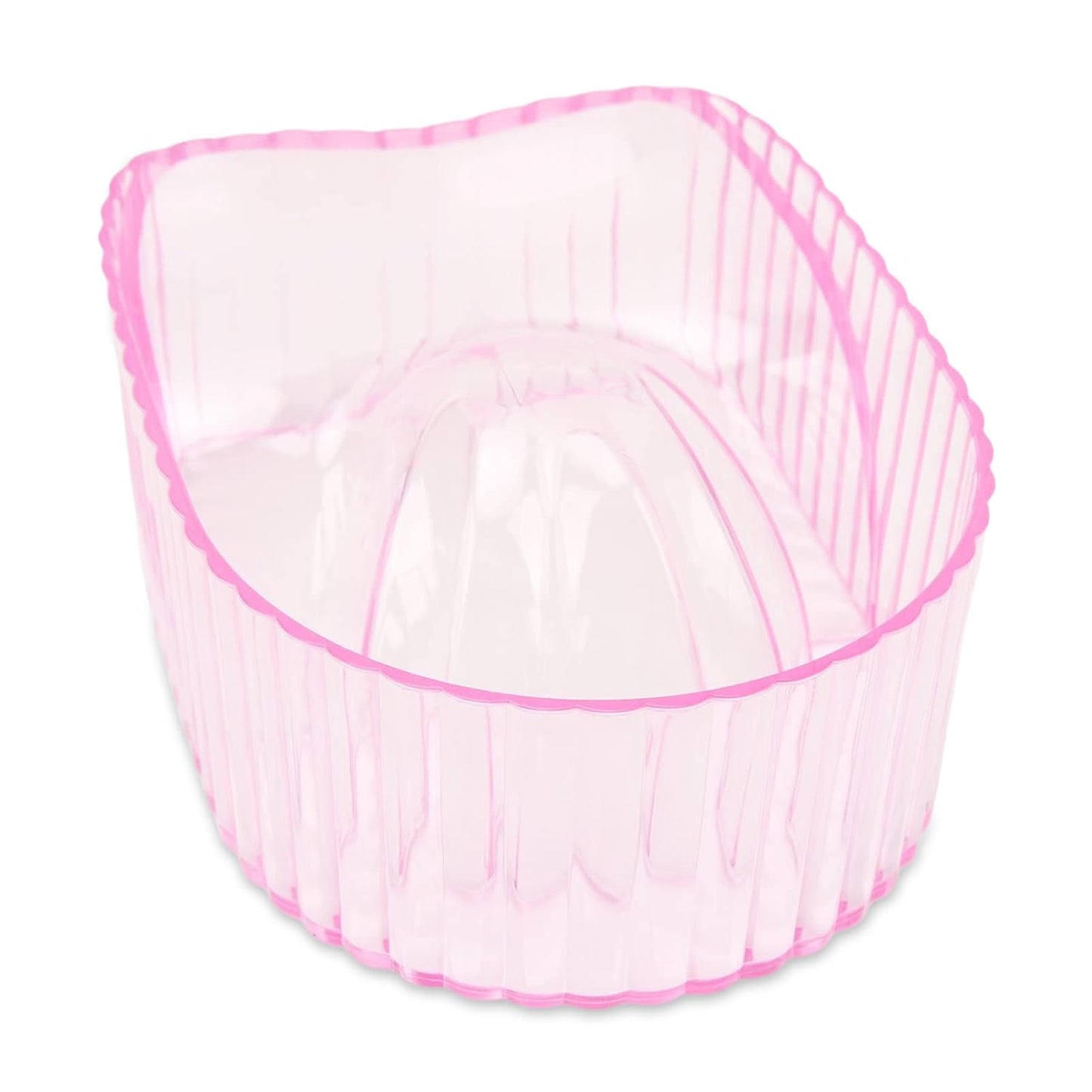 Nail Soak Bowl, Manicure Bowl for Nail Art Polish Removal, Wash Soaker Tray with Integrated Design, Ergonomic Design for Manicurists, Suitable for Nail Shops