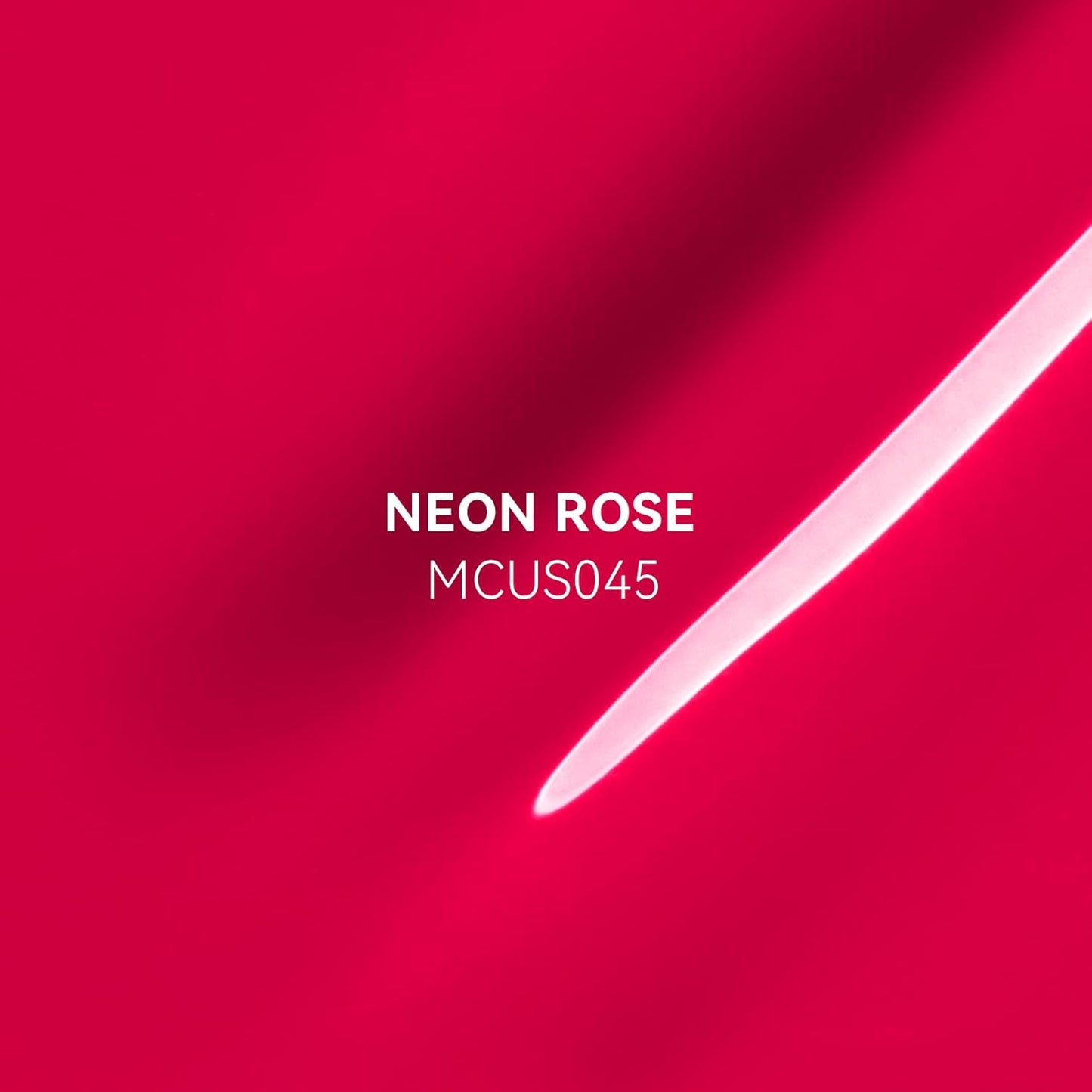 MAYCHAO 15ML Neon Rose Gel Nail Polish 1Pc Bright Rose Pink Gel Polish Soak Off UV LED Nail Polish Nail Art Starter Manicure Salon DIY at Home, 0.5 OZ