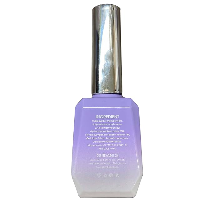 GELLEN Gold Glitter Gel Polish 18ml Gold, Soak off U V LED Reflective Glitter Gel Polish, Color No.872