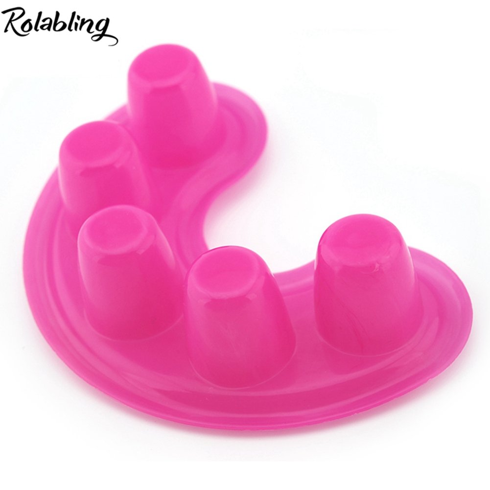 Nail Art Tips Soak Bowl Tray Treatment Nail Polish Remove Soaking Bowl Manicure Bathing Tool (size-1)