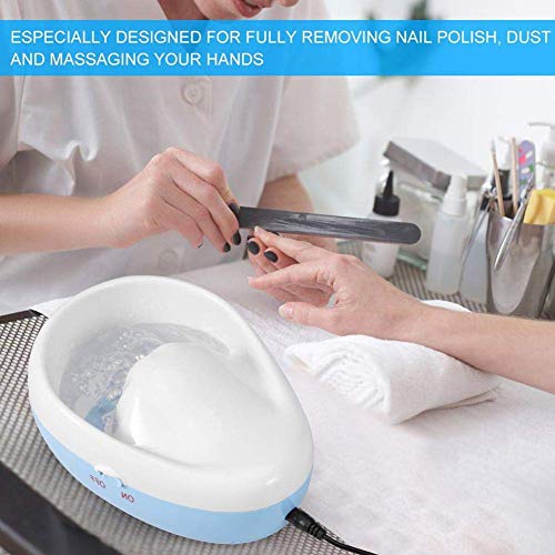 Electric Nail Soaking Bowl, Manicure Hand Bowl Spa Massager Vibrating Massager Soak Soothing Relaxing Manicure Machine Soften Cuticles Hands Care Tool