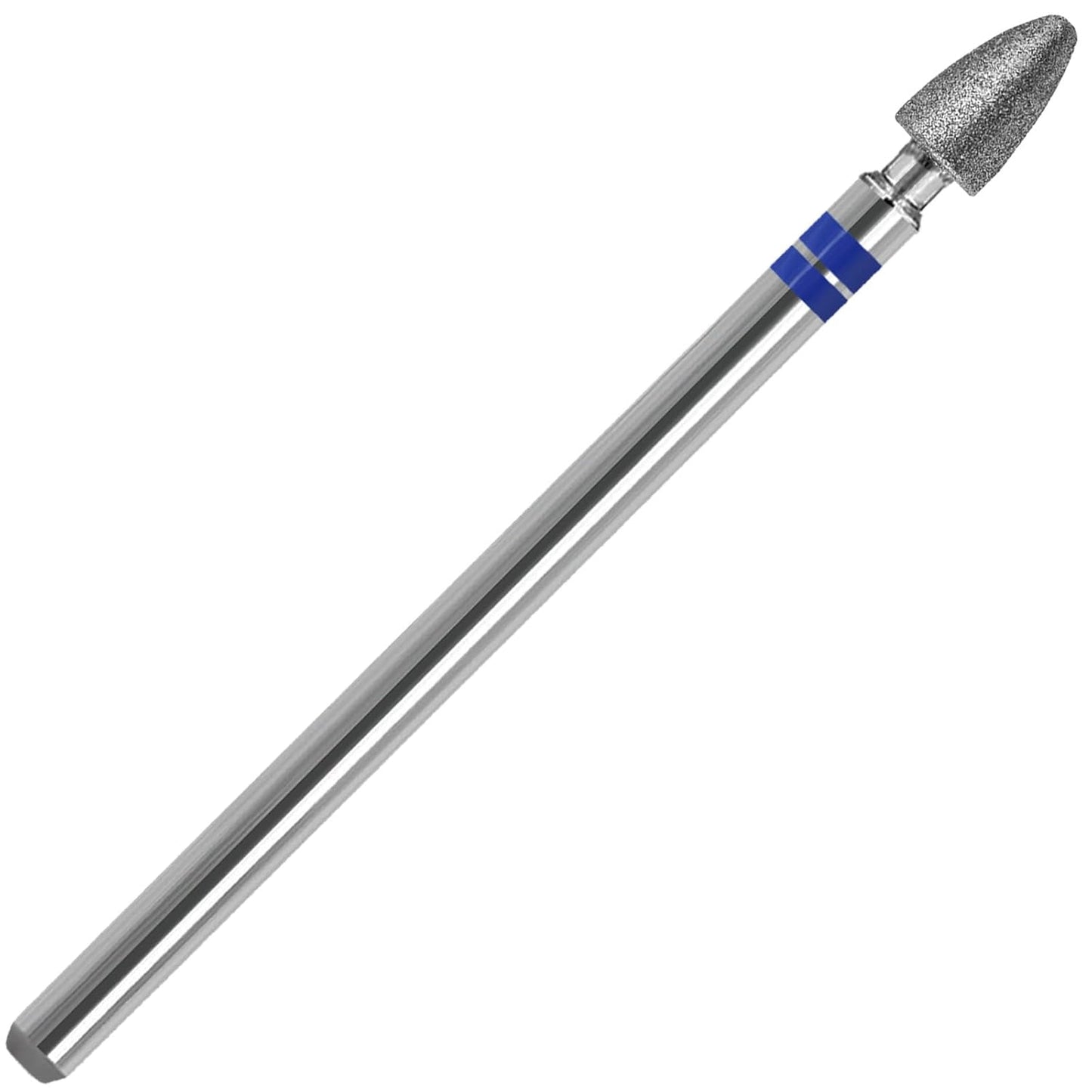 Diamond Nail Drill Bits Pro Cuticle Drill Bit Nail Buffer Bit Russian Electric Bits for Under Nail Dead Skin Cleaning Cuticle Remove Nail Art Design Manicure and Pedicure (Medium)