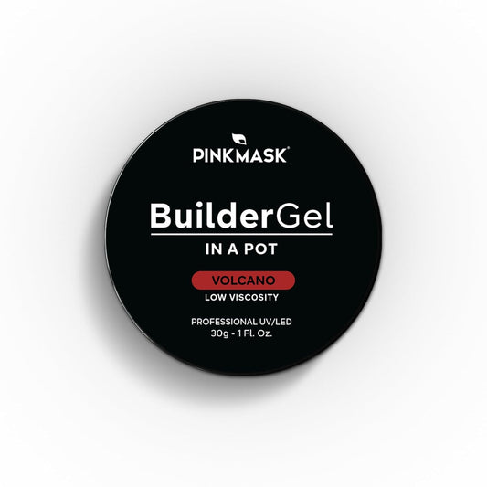 Builder Gel in a Pot 30g Shimmer Grey, Nail Extension/Strengthener in a Jar, Sculpting Gel UV/LED