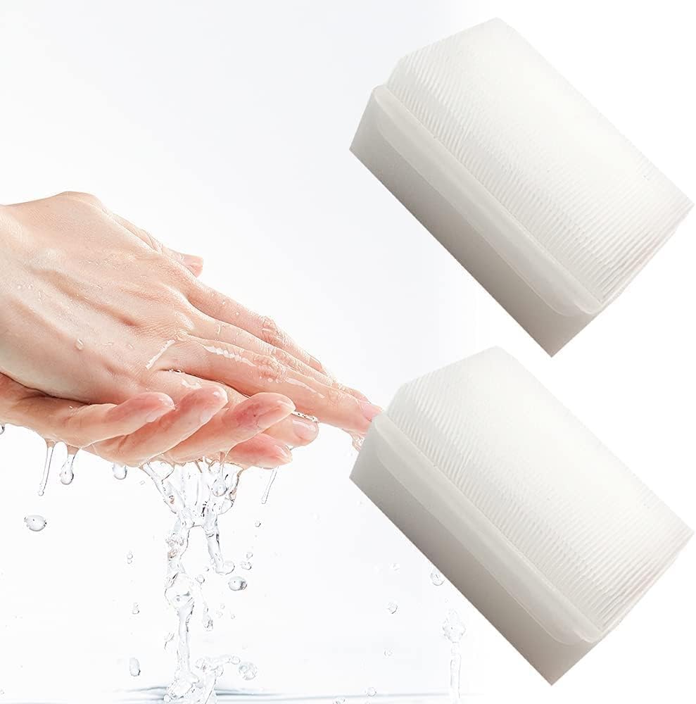 2pcs Disposable Surgical Scrub Brush Sterile Sponge Brushes with Nail Clippers Blister Packing Surgical Brushes Hands Cleaning Scrubber Double-Sided Cleaning Scrub Brush