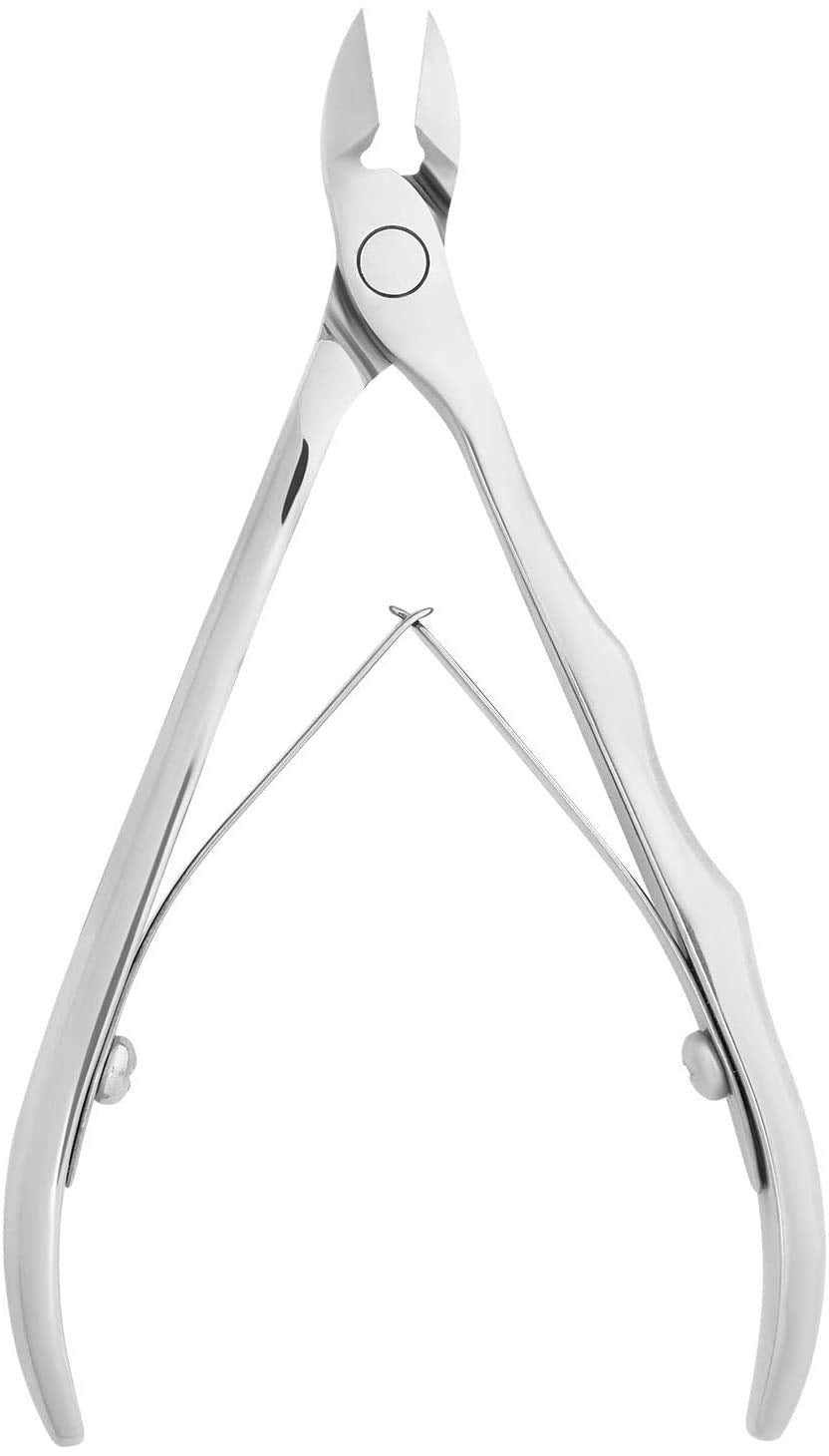 Staleks EXPERT 10 Cuticle Nippers 9 mm – Straight Blades with Heel – Compact Handle Design for Precise Trimming