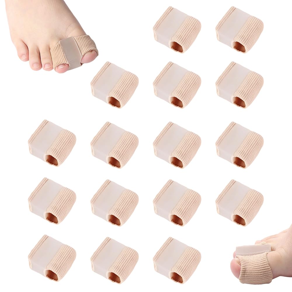 Toe Separators for Overlapping Toes, 2025 New Multifunctional Gel Toe Spacers Corrector with 2 Loops, PremiumToe Straightener for Women and Men Foot Care Tool (12 Pcs, L)