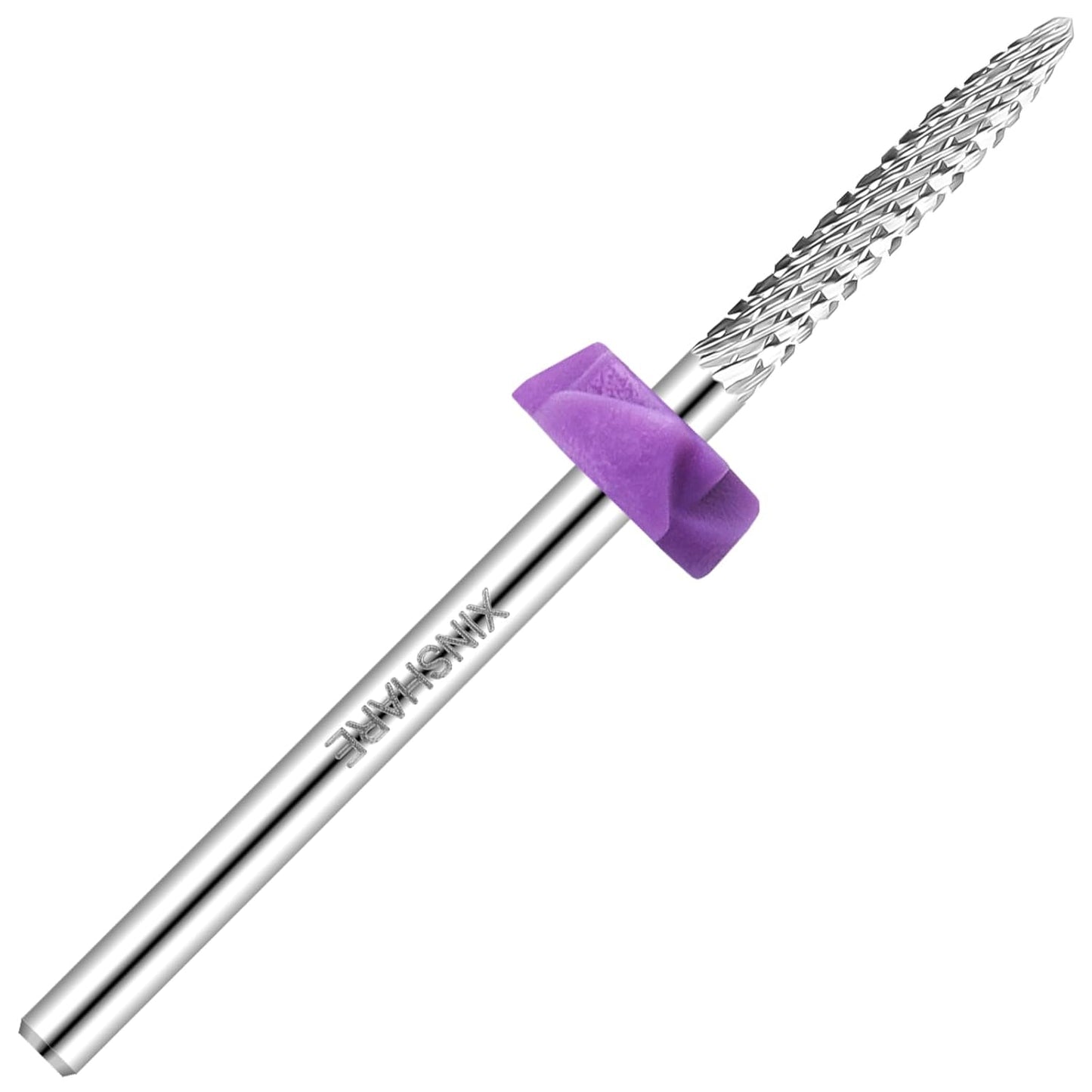 Safety Under Nail Cleaner Nail Drill Bit Tungsten Carbide Sliver 3/32" Nail Gel Cuticle Remover Drill Bit for Nail Preparation Manicure Pedicure，Fine