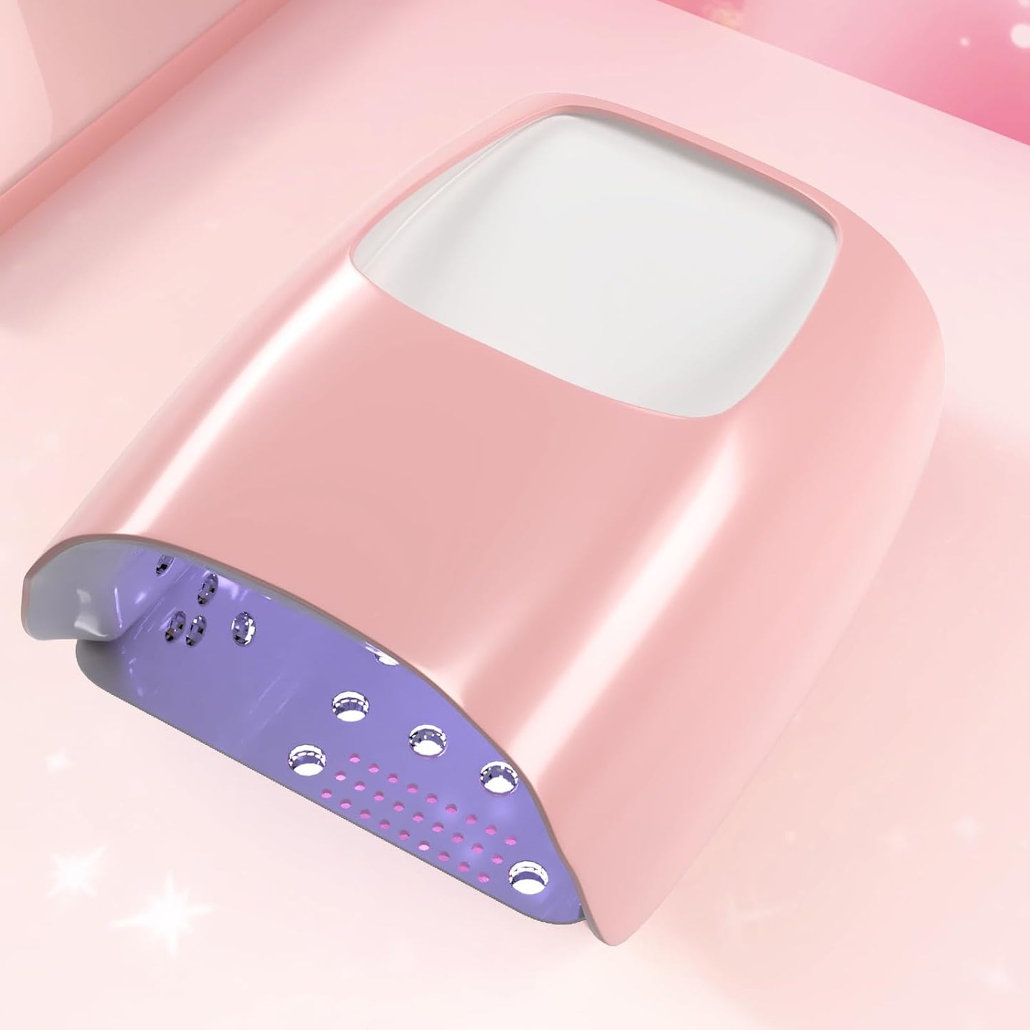 126W Cordless Rechargeable UV LED Nail Lamp,Professional UV Light for Gel Nails Gel Curing Lamp with 4 Timer Setting Auto Sensor, LED Nail Dryer for Fingernail and Toenail Home Salon