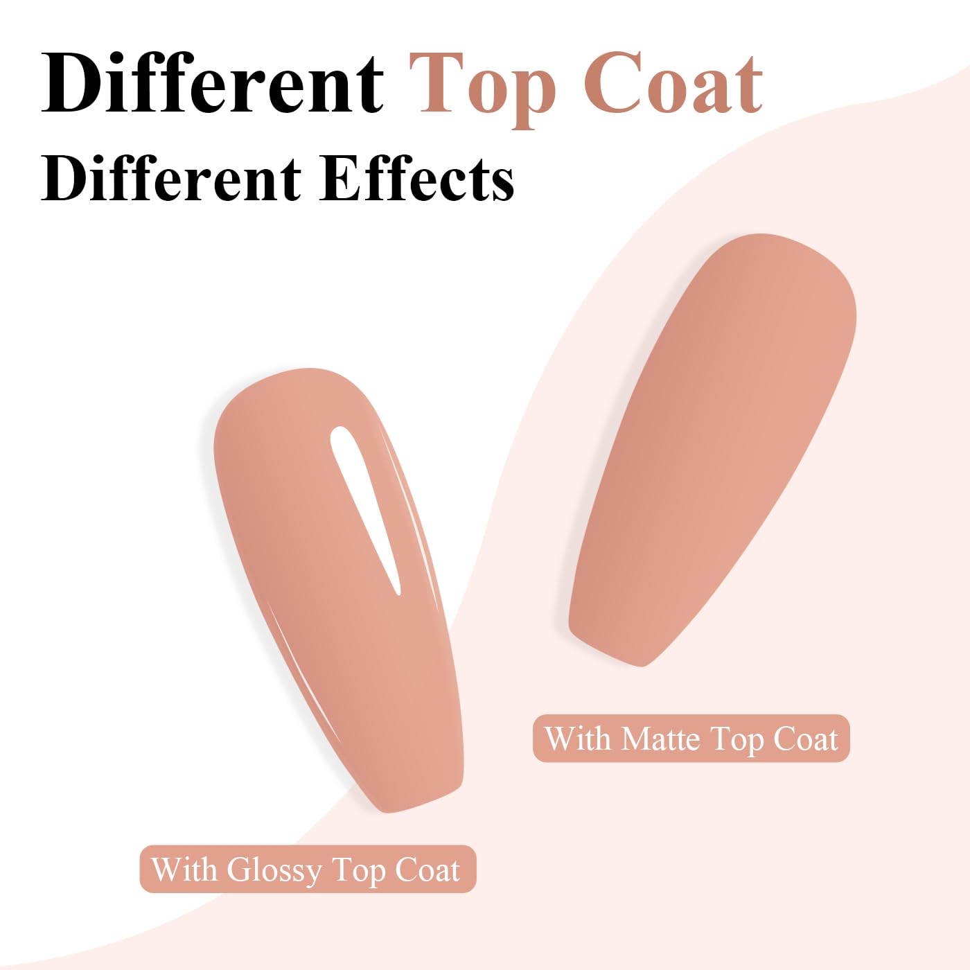 Imtiti Beige Gel Nail Polish, Beige Brown Gel Polish Autumn Winter Soak Off UV LED High Gloss Art Manicure Salon DIY Design 10ML