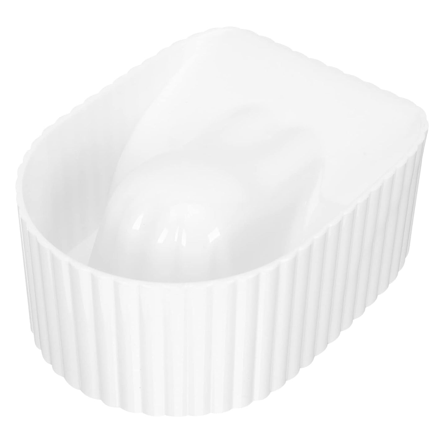 Mikinona Nail Soaking Bowl Manicure Soak Off Tool for Gel Polish Removal for Home Salon Use Provides Relaxing Nail Spa Experience Design for Long-term Use