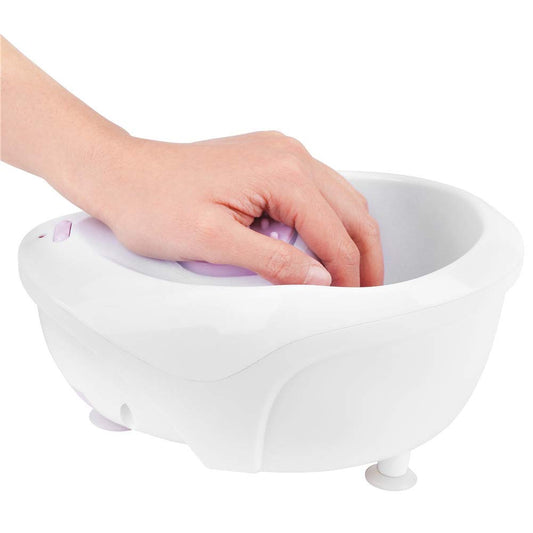 Electric Bubble Nail Soaking Bowl for Nail SPA with Air Bubble Vibrational Massage Nail Polish Remover for Soak Soothing Relaxing Manicure Machine Soften Cuticles