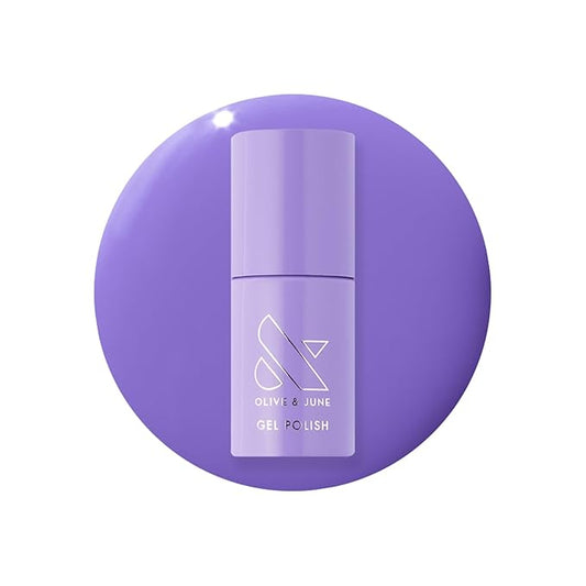 Olive & June Gel Polish | UV LED Nail Lamp Needed | Long Lasting Formula | Up to 21 Days of Wear | Damage-Free Removal | Salon-Quality Manicure at Home | Bold & Unshaken | Bold Purple