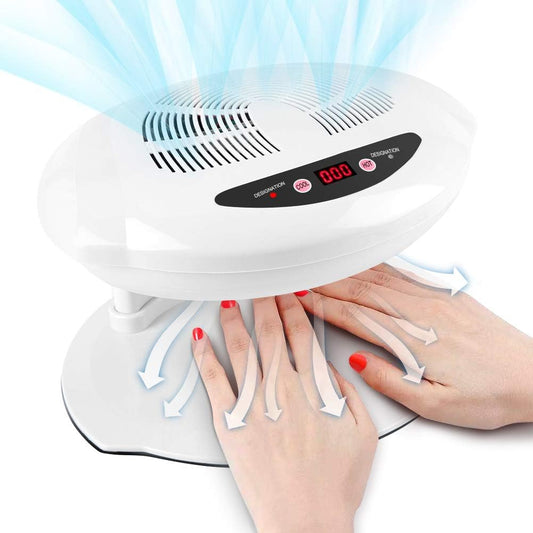 Ejoyous Nail Polish Dryer for Hands and Feet, 2 in 1 Cool/Warm Air Blow, LED, White