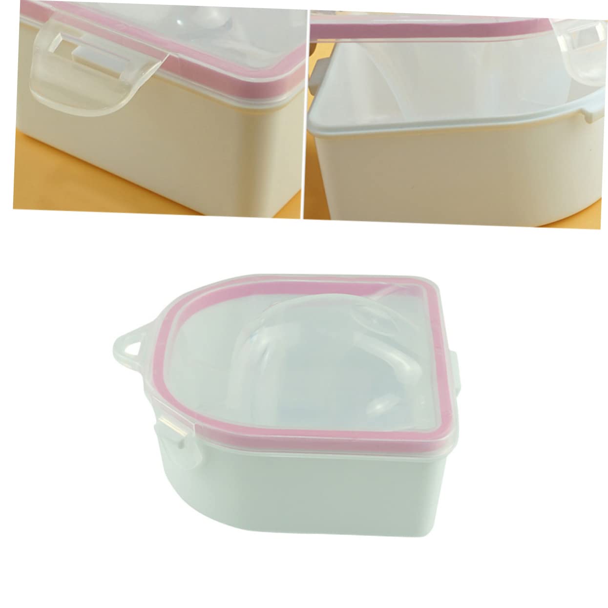 Nail Art Manicure Soak Bowl 3 Pack Softening Nail Polish Remover Bowl Perfect for Salon or Home Use