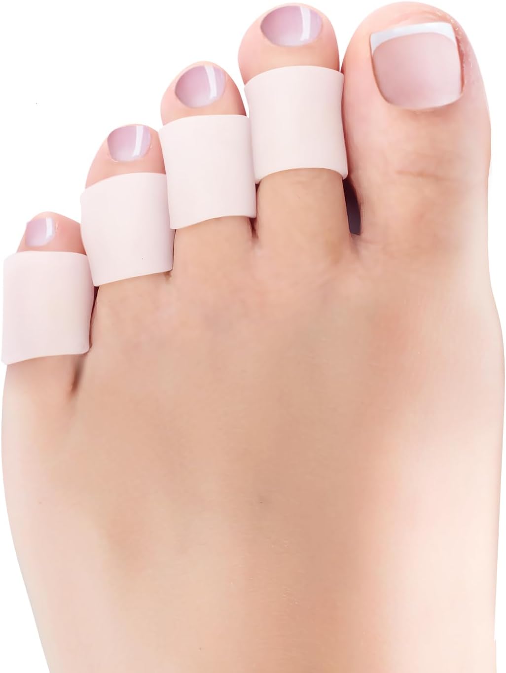 Silicone Toe Protection, 20 Pieces Toe Protection, Toe Tube, for Small Toes and Fingers, Blisters, Calluses, Reduce Rubbing, Relieve Pain.