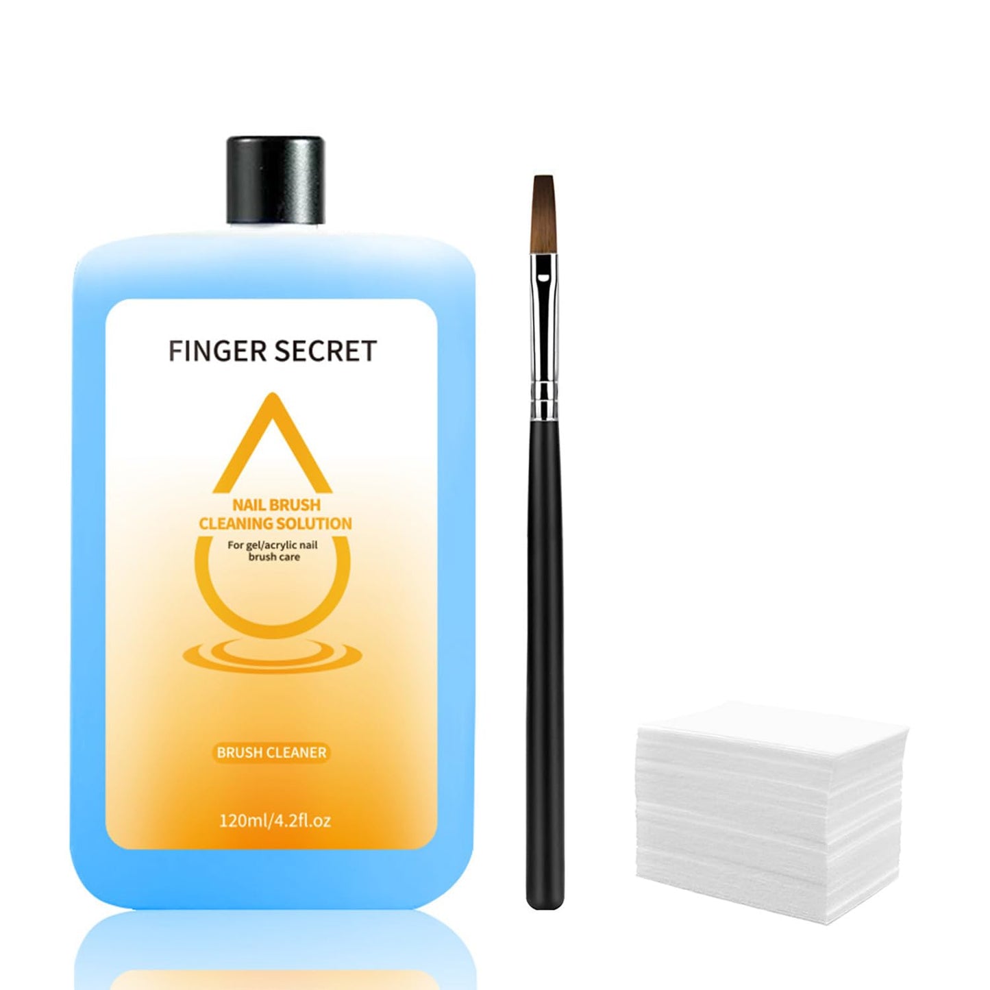 Brush Cleaner Nail Brush Cleaner Remover Cleanser,Brush Cleaning Solution120ml/4.2fl.oz Clean and Care Acrylic Nail Brushes Gel Polish Brushes Tech Supplies DIY Salon Home (2)