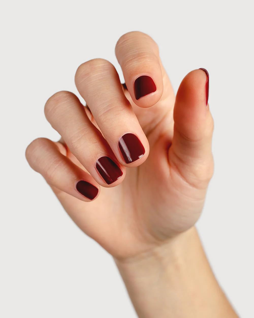 Sienna Byron Bay Sacred, Dark Red Natural Nail Polish, Long-Lasting, Vegan & Cruelty-Free, 10ml – .34 fl oz.