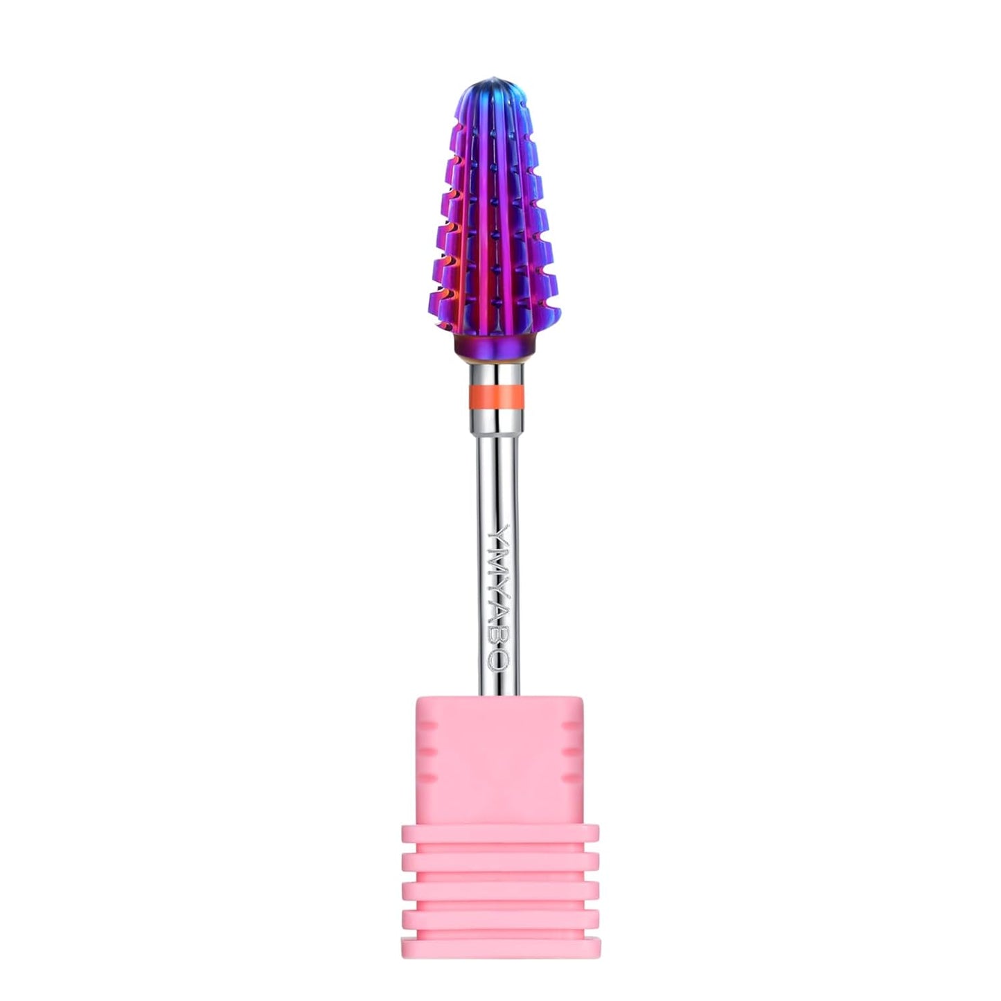 Nail Drill Bit,Professional 3/32" Purple Tornado Carbide Tungsten Multifunction Bits， Fast Remove for Hard Gel and Acrylic, Manicure Pedicure Cuticle Nail Polishing Tool-2XC