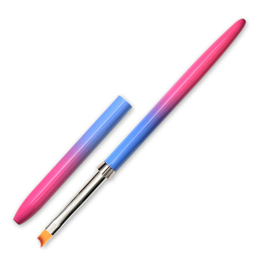 SILPECWEE 1pc French Nail Brush - Acrylic Nail Art Brushes & Polish Brush for French Tip Manicure