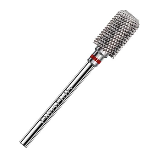 Nail Drill Bit 3/32”Fast Remove for Acrylic or Hard Gel,Barrel Electric Nail File Carbide Bit for Nail Cuticle Gel Dipping Powder Polishing, Professional Manicure Pedicure Nail Art Tool,Fine