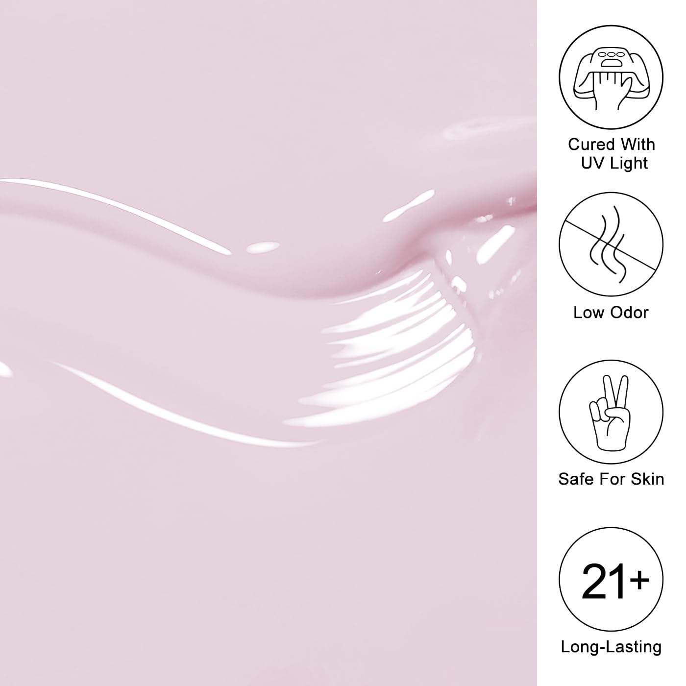 Imtiti Nude Gel Nail Polish, Neutral Nail Gel Polish High Gloss Soak Off UV LED Spring Summer Nail Art Manicure Salon DIY Design 10ML
