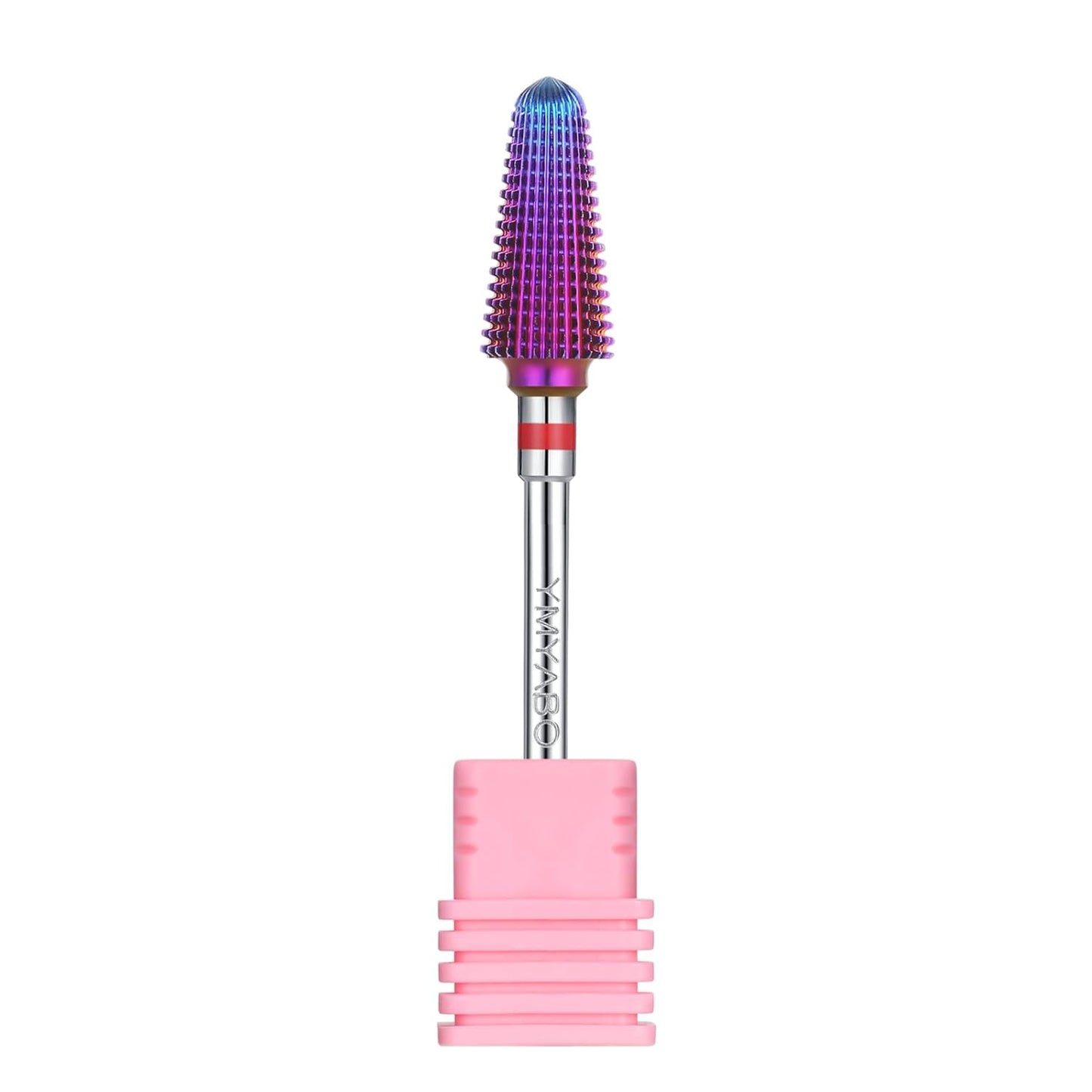 Tornado Nail Drill Bit,Professional 3/32" Purple Carbide Tungsten Multifunction Bits， Fast Remove for Hard Gel and Acrylic, Manicure Pedicure Cuticle Nail Polishing Tool-Fine