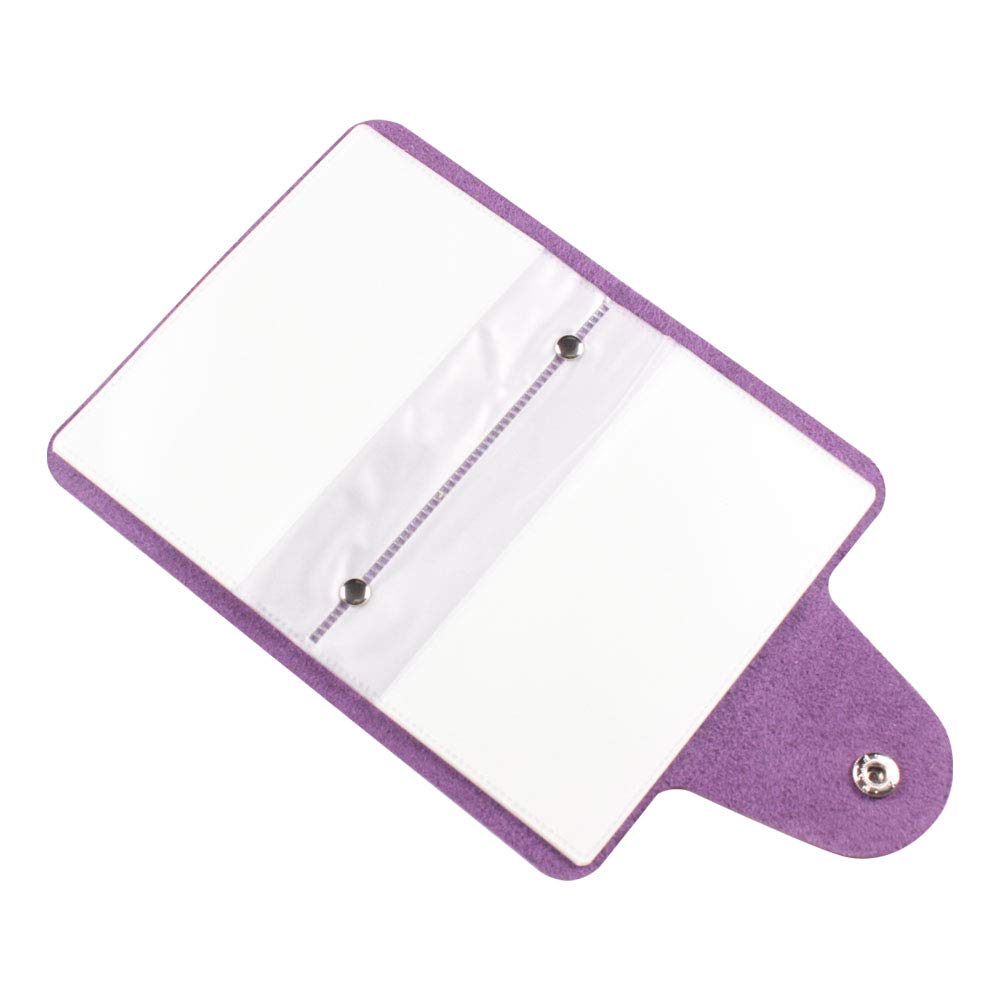 Purple Color Nail Art Stamping Plate and Accessories Organizer For 6X12cm Size Plate Organizer