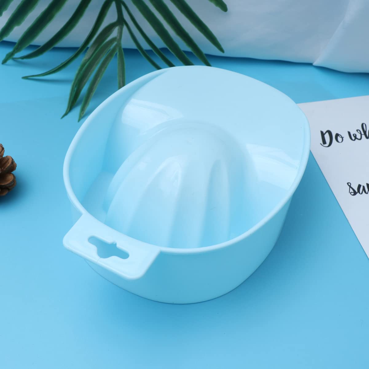 Manicure Soaking Bowls Nail Art Hand Soak Treatment Bowls Soaking Soak Bowl Blue Nail Art Polish Removal Wash Soaker Tray Manicure Spa Tools