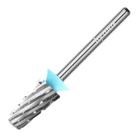 Safety Tapered Nail Drill Bits, 4XC Uncoated Smooth Top Barrel Nail Bit, 3/32 Two-way Carbide Drill Bits for Nails, Electric Drills Accessories Removal Manicure Arylic Powder