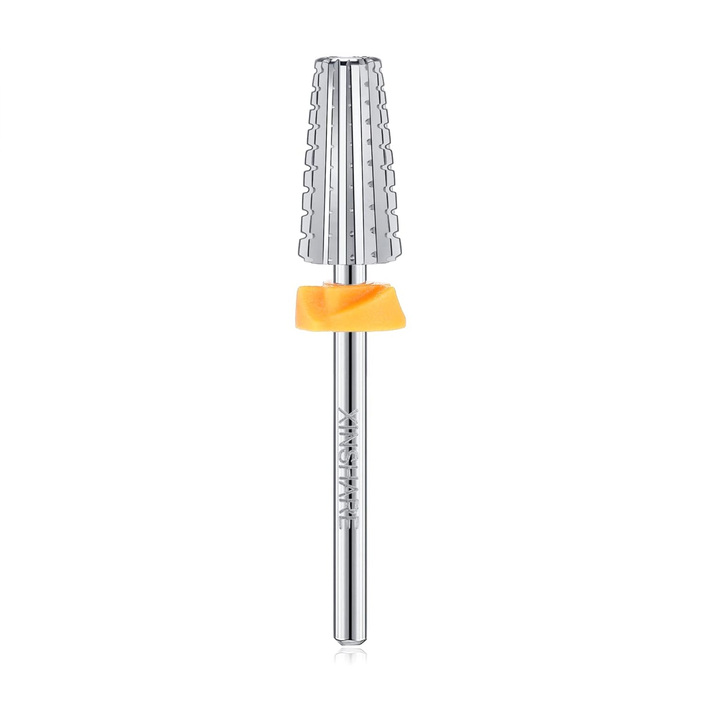 5 in 1 Nail Drill Bits 3/32" Carbide Bits Fast Remove Acrylic or Hard Gel Polishing Suitable for Manicure Pedicure Nail Art Cuticle Bits Both Left and Right Handed Two Way Rotate 2XC