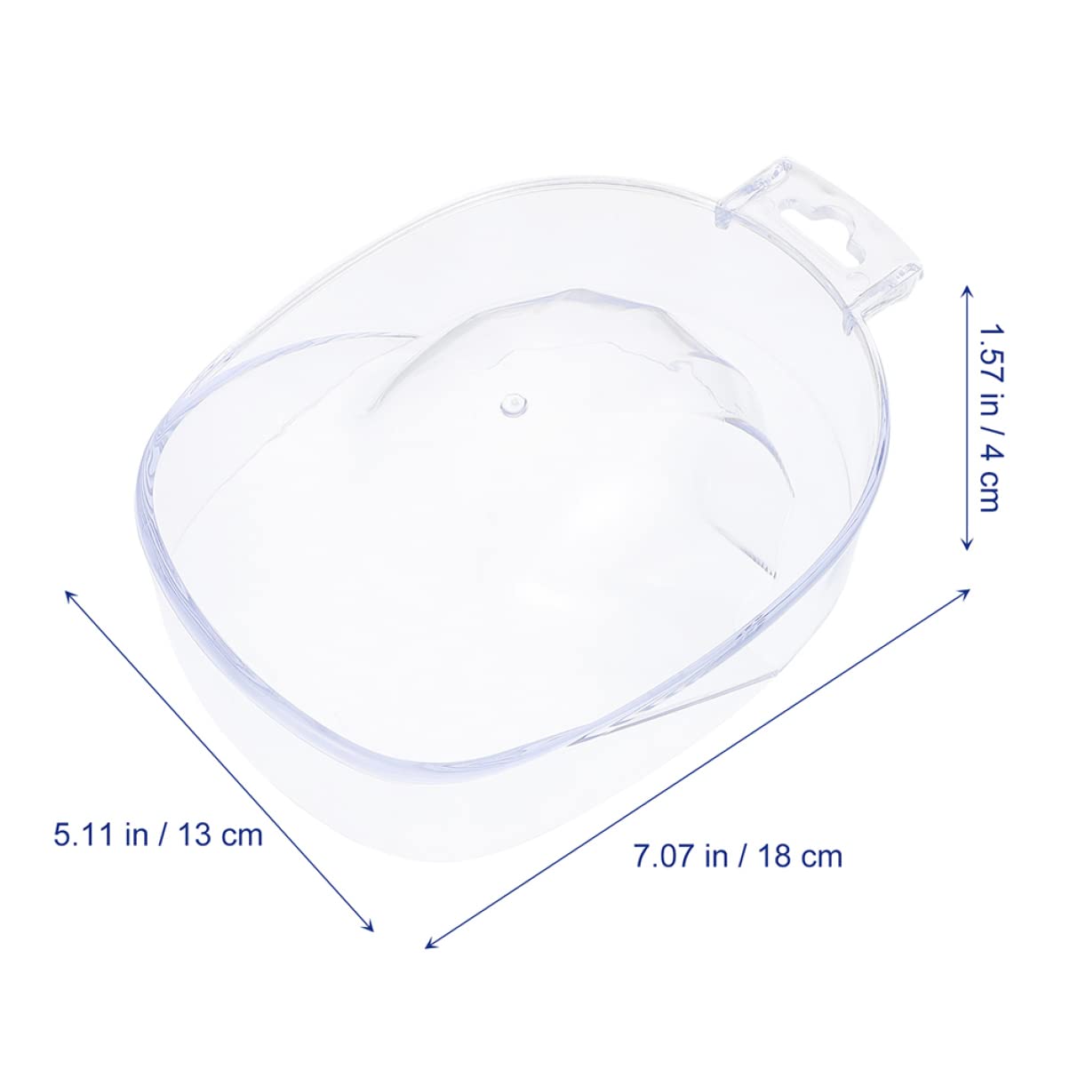MERRYHAPY 2pcs Manicure Supplies Nail Art Soaking Bowl Set Dip Powder Remover for Nails